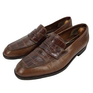 Bruno Magli Watson Loafers Mens 9.5 Alligator